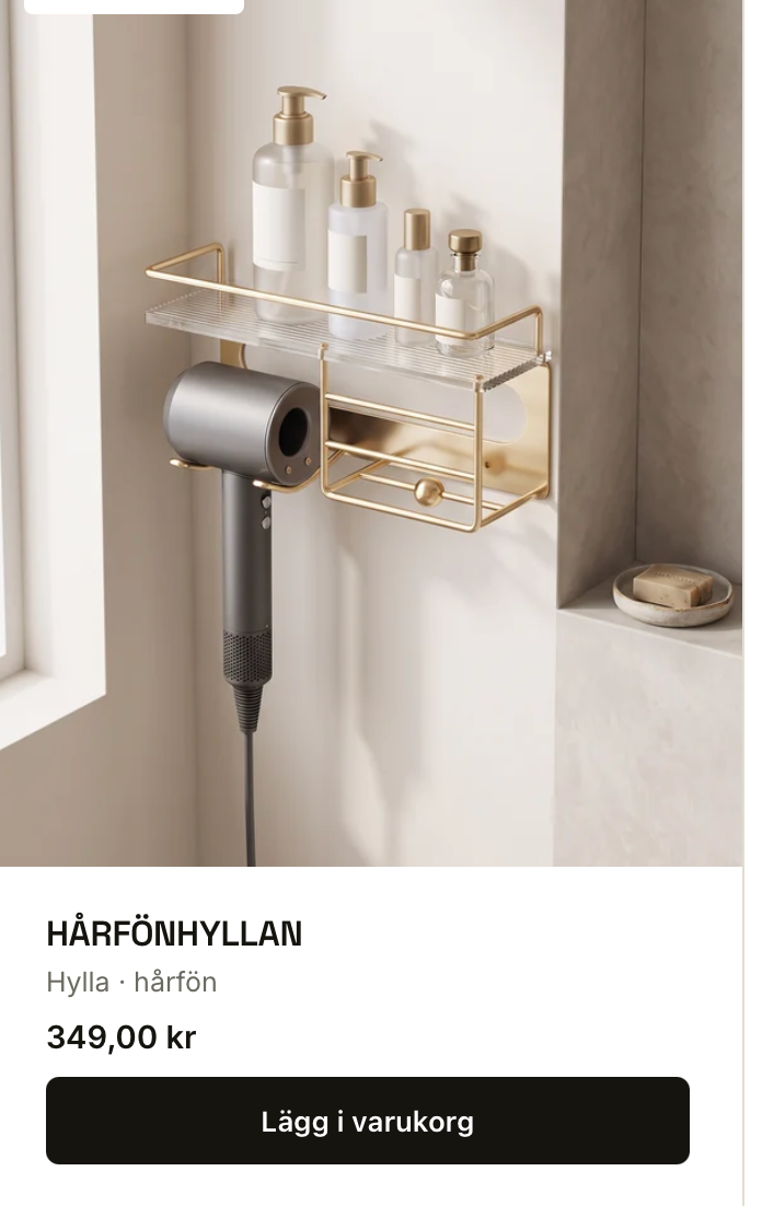 Hårfönhyllan
