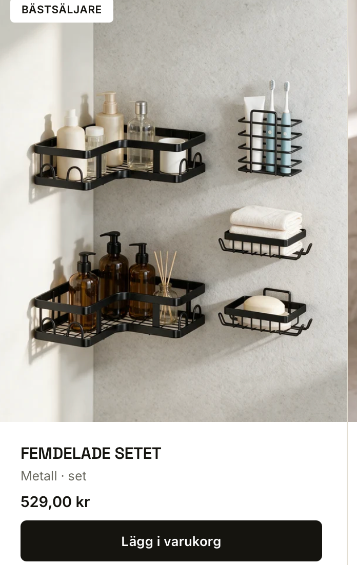 Femdelade setet